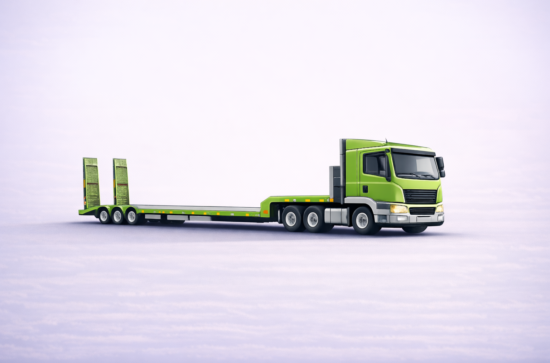 Green Tuck Low bed trailer